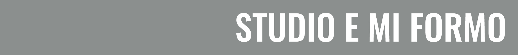 Studio e formazione